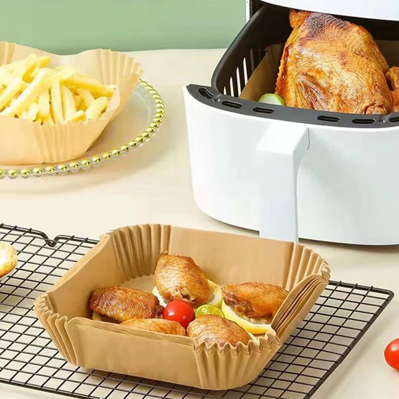 Air Fryer Baking Paper Square 50Pcs