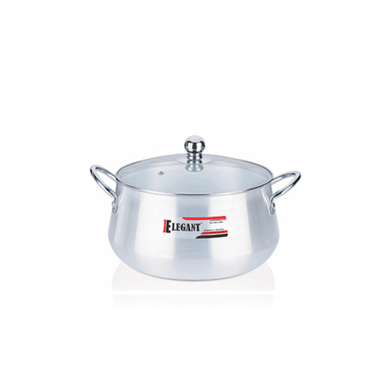 Elegant Belly Pot Glass Lid