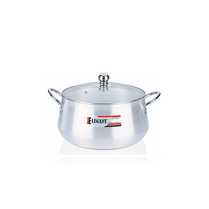Elegant Belly Pot Glass Lid