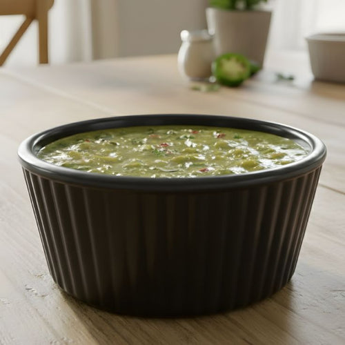 Melamine 5 Inch Ramekin Black Bowl Serving Bowl